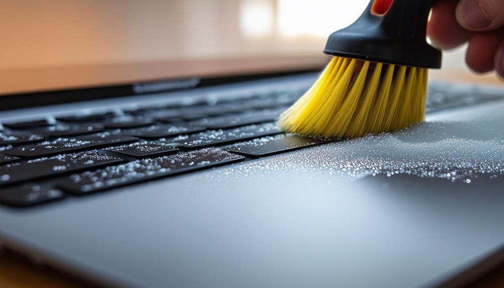 clean laptop vents