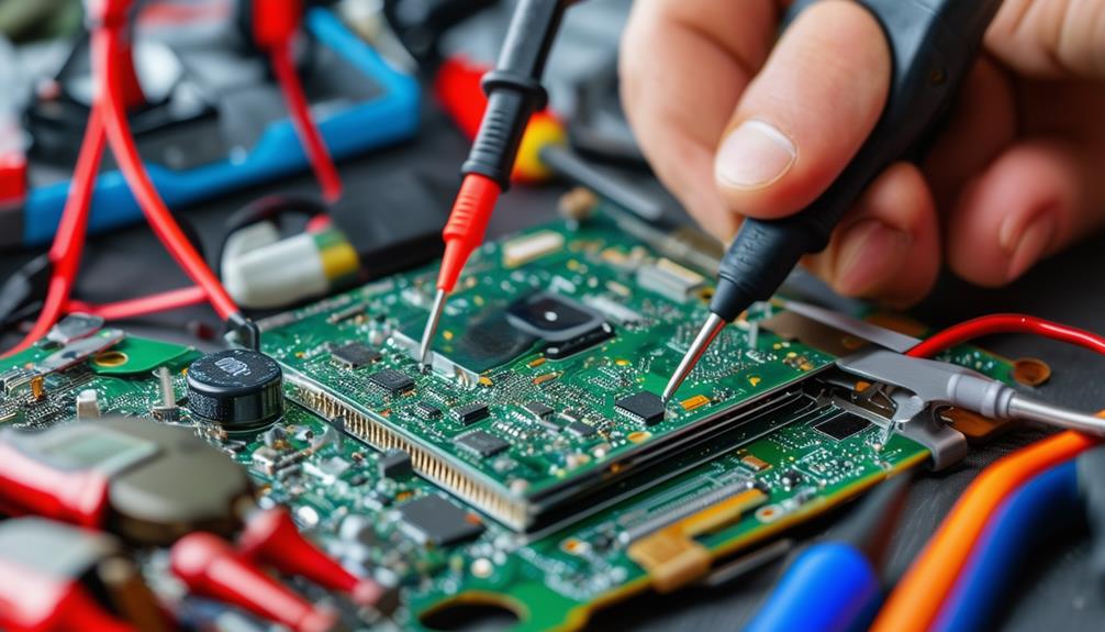 multimeter basics logic board testing