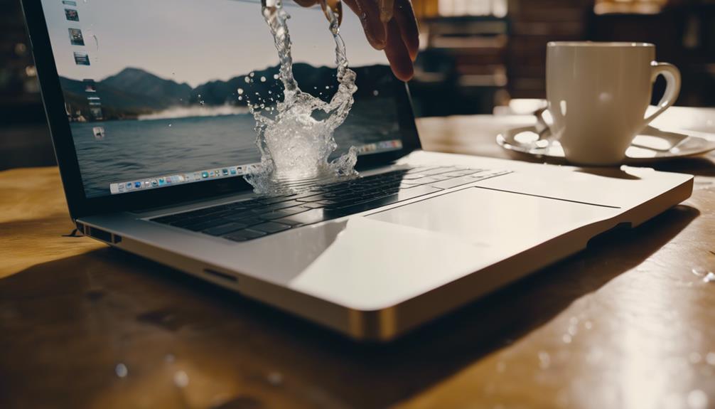 spilled water macbook troubleshooting guide