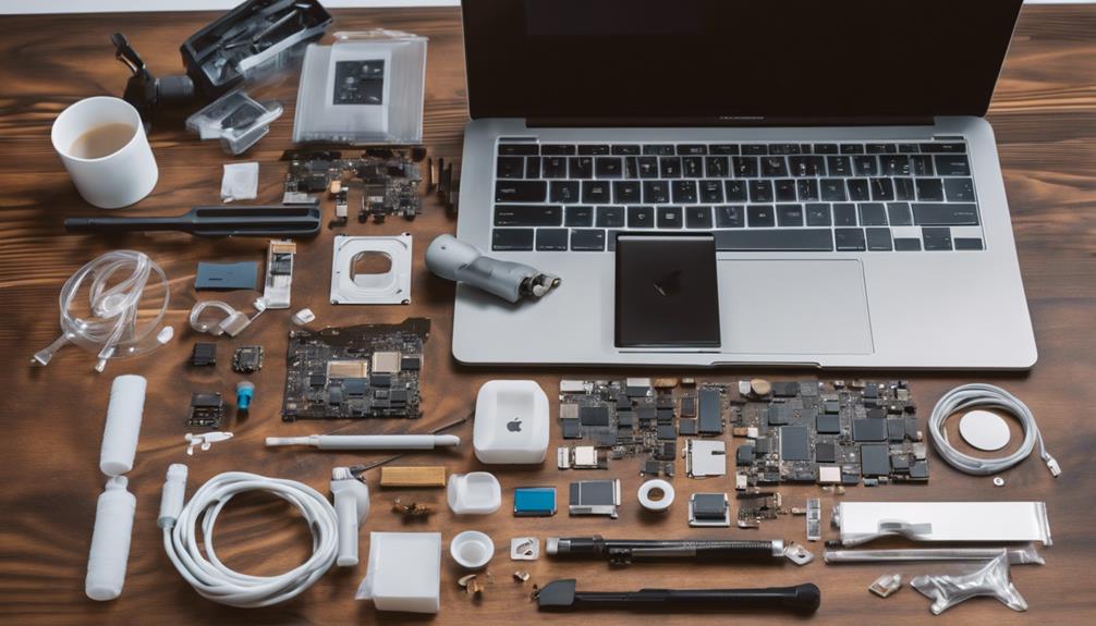 take apart macbook device